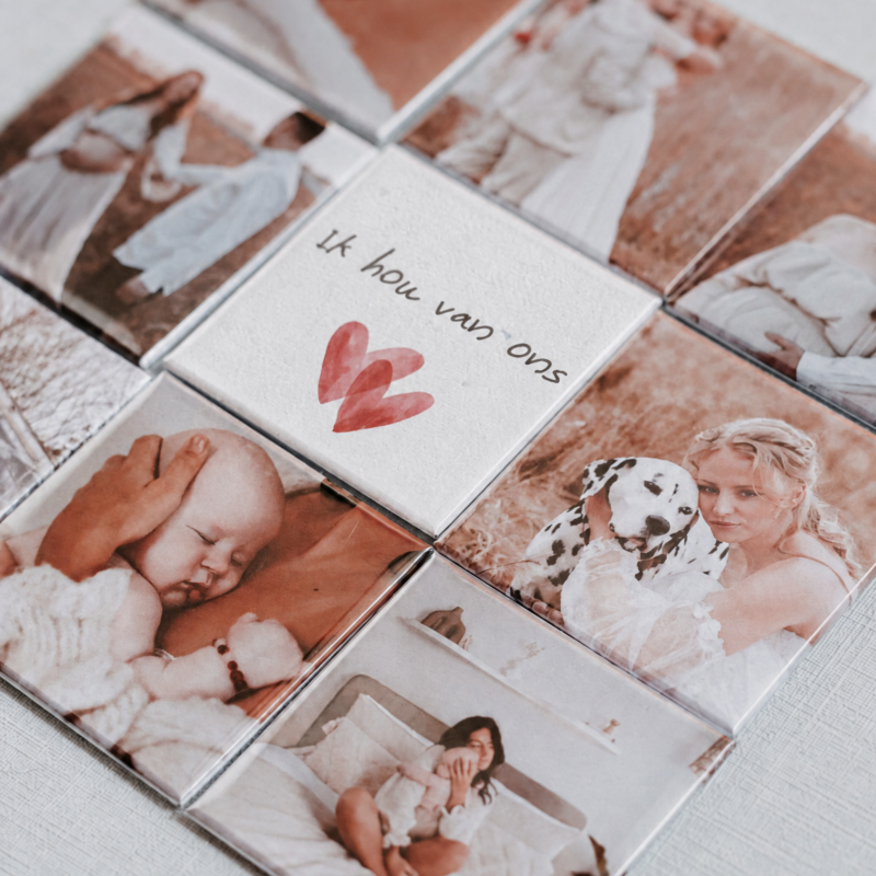 Set van 8 fotomagneten