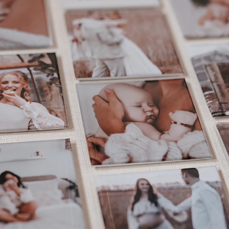 Set van 4 fotomagneten