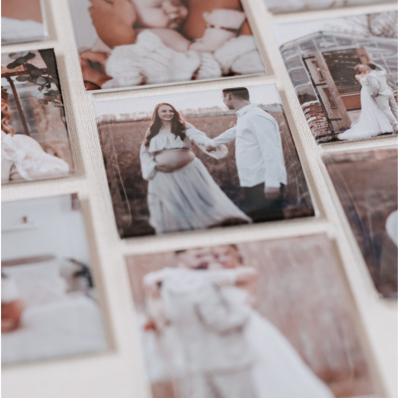 Set van 16 fotomagneten
