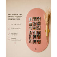 Magneetwand peach